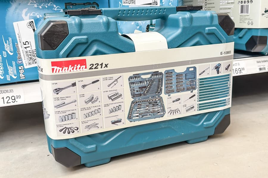 Handwerkzeug Set Makita E-10883, 221-teilig